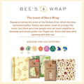 Bee'S Wrap Beeswax Wraps for Food - Garden Party Cut to Size Wax Paper Roll - Made in USA Reusable Waxed Paper & Bowl Covers - Organic &