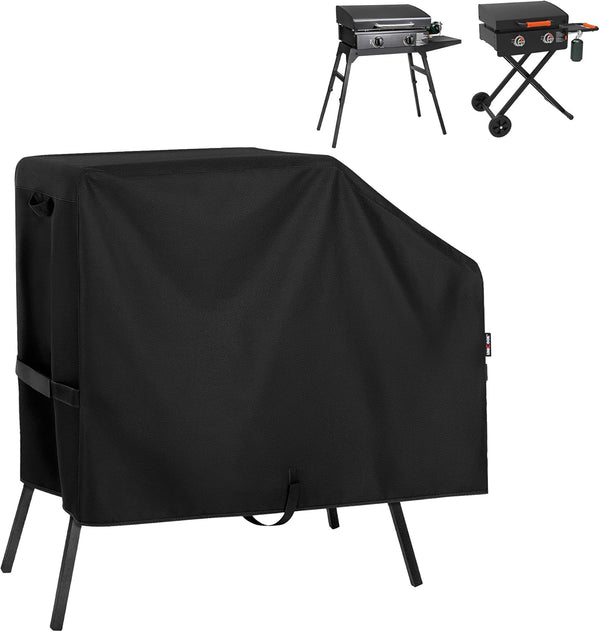 Unicook Griddle Cover for Blackstone 22 Inch and 17 Inch Griddle with Hood and Stand, Heavy Duty Waterproof Outdoor BBQ Grill Cover with Sealed