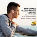 TOZO E2 Wireless Earbuds 10Mm Drivers with Powerful Bass, App Customize 32 Eqs, with 2 Mics AI Call Noise Cancellation, 30H Playtime, Bluetooth