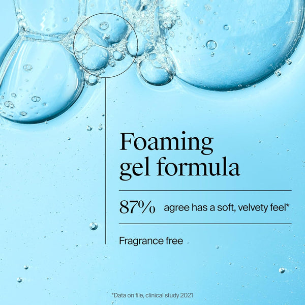 Neutrogena Hydro Boost Fragrance Free Hydrating Gel Facial Cleanser with Hyaluronic Acid, Daily Foaming Face Wash & Makeup Remover, Gentle Face