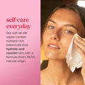 Burt'S Bees Rose Water Face Wipes, for All Skin Types, Hydrating Micellar Makeup Remover & Facial Cleansing Towelettes, 30 Ct (3-Pack)