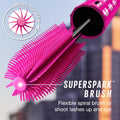 Maybelline Lash Sensational Firework Washable Mascara, Lengthening & Volumizing Mascara for up to 24HR Wear, Blackest Black, 1 Count