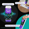 Swiffer Powermop Floor Cleaning Solution with Unstopables Fresh Scent, Powermop Refills, Floor Cleaner for Mopping, 25.3 Fl Oz, 2 Pack