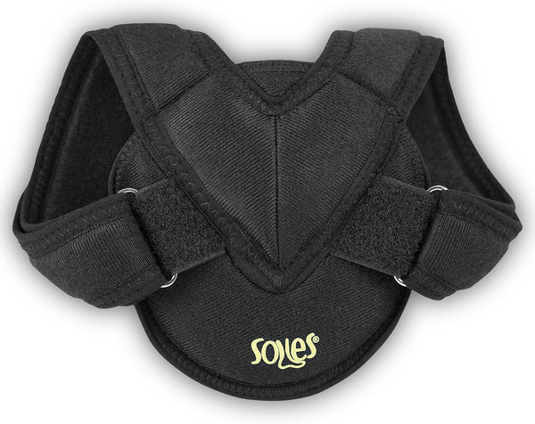 Soles Clavicle Bandage Adjustable, Flexible, Breathable Neoprene - Unisex - Improves Poor Posture & Osteoporosis, Clavicle Brace for Collarbone