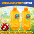 Bubble Solution | Bubbles Refill Solution 4L/136Oz. | 2-Pack Ready to Use Solution for Bubble Machines & Other Bubble Blower Toys for Toddlers &