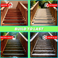 Lifegrip anti Slip Traction Treads with Glow in Dark Stripe (10-Pack), 6" X 32", Best Grip Tape Grit Non Slip, Outdoor Non Skid Tape, High