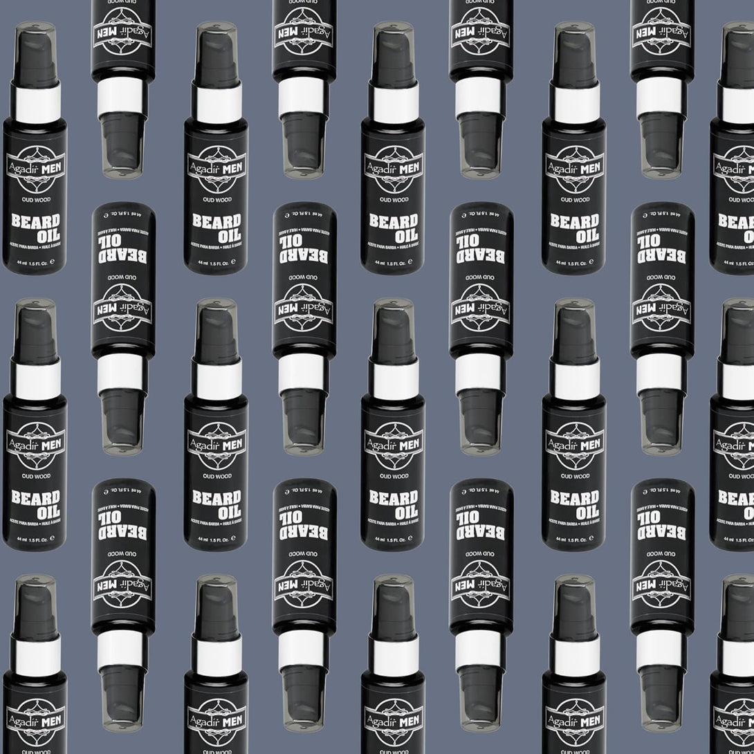 AGADIR Oud Wood Beard Oil, 1.5 Fl Oz