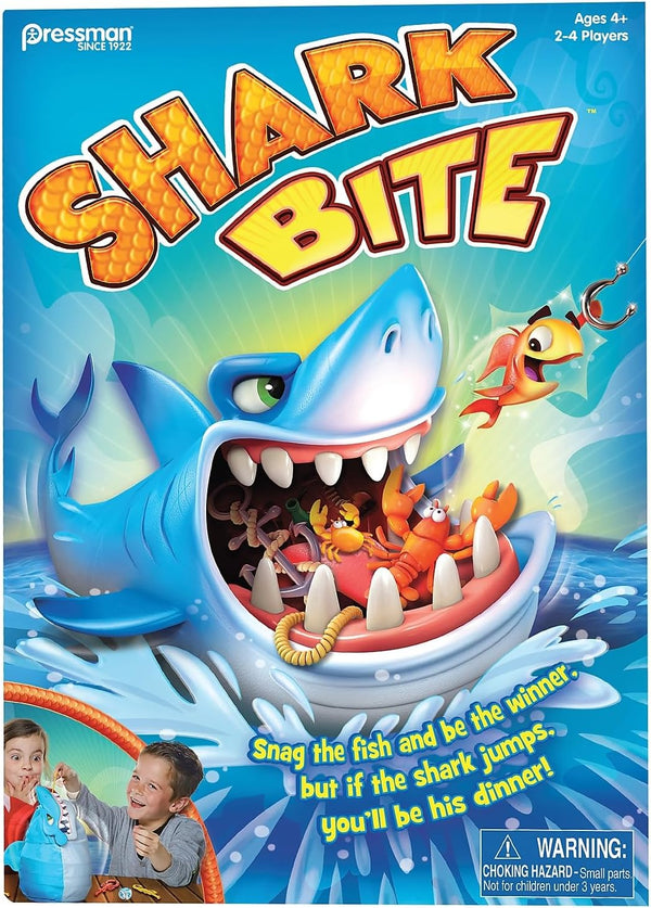 Shark Bite -- Roll the Die and Fish for Colorful Sea Creatures before the Shark Bites Game! by Pressman Blue Sky, 5