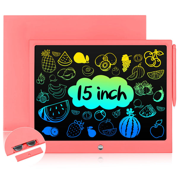LEYAOYAO Toys for 3 4 5 6 7 8 Years Old Girls Boys, LCD Writing Tablet 15 Inch Doodle Board, Electronic Drawing Pads Drawing Tablet, Educational