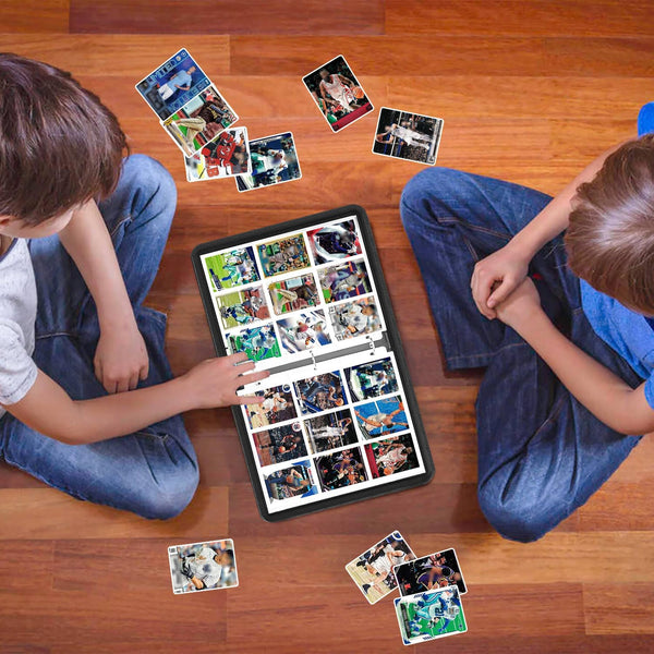 900 Pockets Football Card Binder, Trading Card Holder with Sleeves Card Collectors Album, Fit for Football Cards Baseball Cards Basketball Soccer