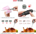 Thermopro TP02S Digital Food Thermometer for Cooking Bread Baking Sourdough Liquids, Meat Thermometer Digital with Super Long Probe for Grill