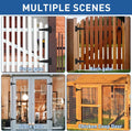 Tambee Gate Hinges Barn Door Hinges T-Strap Shed Door Hinges Outdoor Heavy Duty Hinge Wrought Hardware for Wooden Fences(8Inch 2PCS)