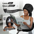 Hooded Hair Dryer W/A Headband Integrated That Reduces Heat around Ears & Neck - Hair Dryer Hooded Diffuser Cap for Curly, Speeds up Drying Time,