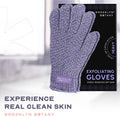 Brooklyn Botany Exfoliating Gloves for Bath and Shower â Heavy Duty Exfoliating Body Scrubber for Massage and Dead Skin Remover for Body â 2 Pairs