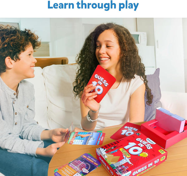 Skillmatics Guess in 10 Cities around the World, Educational Travel Toys for Boys, Girls, and Kids Who Love Card Games, Board Games, Geography and