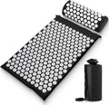 Sharper Image® Relax & Rejuvenate Bundle – Acupressure Mat & Pillow Set with White Noise Sound Machine, Ideal for Stress Relief, Pain Management & Restful Sleep