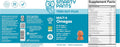 Smartypants Teen Guy Multivitamin Gummies - Improved Formula: Omega 3 (DHA/EPA), Vitamin D3, C, Vitamin B12, B6, A, K & Zinc, Folate, Gluten Free,