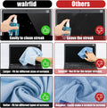 Car Screen Cleaner Spray, Walrfid TV Computer Laptop Touchscreen Mist Cleaning Kit Wipe for CD Disc DVD VCD, Electronic Cell Phone Ipad Iphone