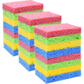 Yoleshy 24 Pack Kitchen Sponges Natural Cellulose Compressed Sponges for Cleaning Reusable Dish Sponges Kitchen Non-Scratch DIY for Kids