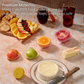 W&P Reusable Produce Savers, Set of 7, Covers Fruits & Vegetables to Keep Fresh, Dishwasher Safe, Avocado & Onion Saver