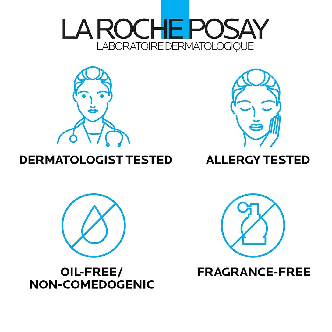 La Roche-Posay Toleriane Hydrating Gentle Face Cleanser, Hydrating Facial Cleanser with Niacinamide + Ceramides, Daily Face Wash for Dry Skin to Normal Skin, Sensitive Skin Tested, Fragrance Free