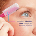 Schick Hydro Silk Touch-Up Dermaplaning Tool with Precision Cover, 3Ct | Dermaplane Razor, Face Razors for Women, Peach Fuzz Remover