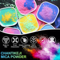 Mica Powder?24 Colors - 10G/Bottle of Natural Pigment Powder for Epoxy Resin?Soap Making?Candle Making,Lip Gloss,Car Freshies,Dye,Nail Polish,Bath