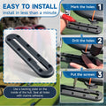Kayak Track, Kayak Low Profile Track for Fishing Rod Holder, Kayak Track Accessories for Cup Holder, Kayak Accessories Mount Track, Kayak Rail