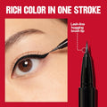 REVLON Colorstay Lash Serum + Liner, Waterproof Eyeliner, Healthier Looking Eyelashes, Smudge-Resistant Flexible Brush Tip, 001 Blackest Black