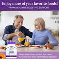 21St Century Papaya Enzyme Chewable (100 Count), Papaya & Pineapple Digestive Enzymes for Gut Health, Tropical Flavor, Non-Gmo, Gluten-Free, No