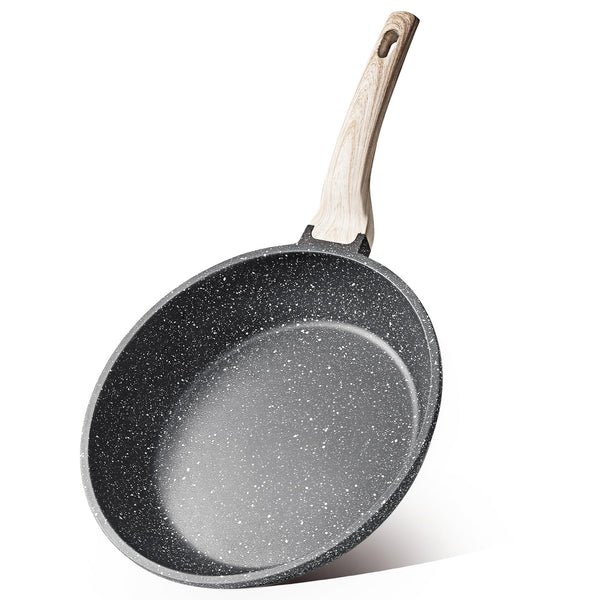 CAROTE Nonstick Frying Pan Skillet,Non Stick Granite Fry Pan Egg Pan Omelet Pans, Stone Cookware Chef'S Pan, PFOA Free,Induction