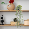 Der Rose 1Pcs Fake Plants Hanging Artificial Decor Faux Potted Eucalyptus Plants for Boho Bathroom Home Office Desk Wall Shelf Bookcase