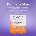 Buf-Puf Gentle Facial Sponge, Dermatologist Developed, Removes Deep down Dirt & Makeup That Causes Breakouts and Blackheads, Reusable,