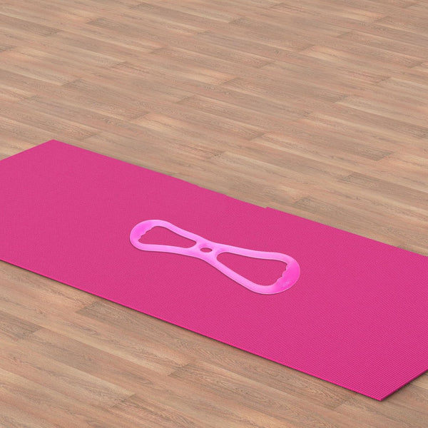 Kisangel Silicone Yoga Tension Band, Figure 8-Shaped Elastic Pull Rope, Multifunctional Resistance Bands for Fitness, Chest, Arm, Shoulder