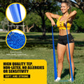 Resistance Bands, Exercise Bands, Physical Therapy Bands for Strength Training, Yoga, Pilates, Stretch Elastic Band with Different Strengths,