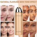 Airbrush Foundation Spray, Silky Mist Spray Makeup Kit with Brush, Full Coverage Foundation for Smooth Radiant Finish, Formula Breathable