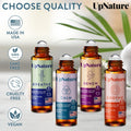 Upnature Essential Oils Roll on Set (Pack of 4) Stress Relief Gift Aromatherapy Oil - Self Care Gifts for Women