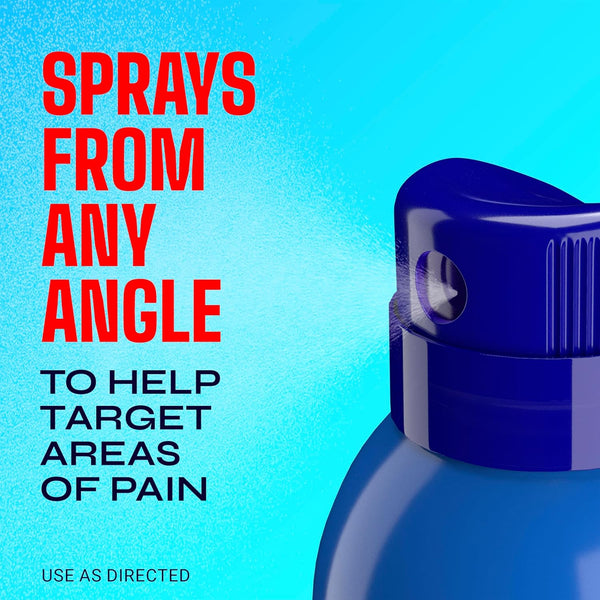 Icy Hot Original Pain Relief Dry Spray with 16% Menthol, Pain Relief for Muscles & Joints, 4 Oz.