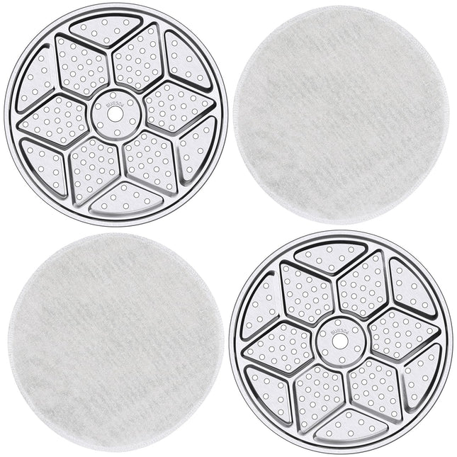 2-Pack 11" Pressure Canner Rack + Cotton Jars Mat, 304 Stainless Steel Cooking Rack, 11 Inch Canning Rack Replacement fo