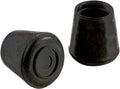Shepherd Hardware 8763E Leg Tips 1-1/8-Inch inside Diameter Rubber Chair Leg Caps, 24 Pack, Black