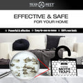 TRAP a PEST Clothing Moth Traps - 8 Pack - Non Toxic Moth Traps for Clothes with Pheromone Attractant - Odorless Sticky Traps for Closet, Carpets