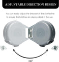 Retractable Clothesline Heavy Duty Retracting Clothes Line Outdoor and Indoor with Durable ABS Shell and 38 Feet Extruded PVC Line,With Lock to