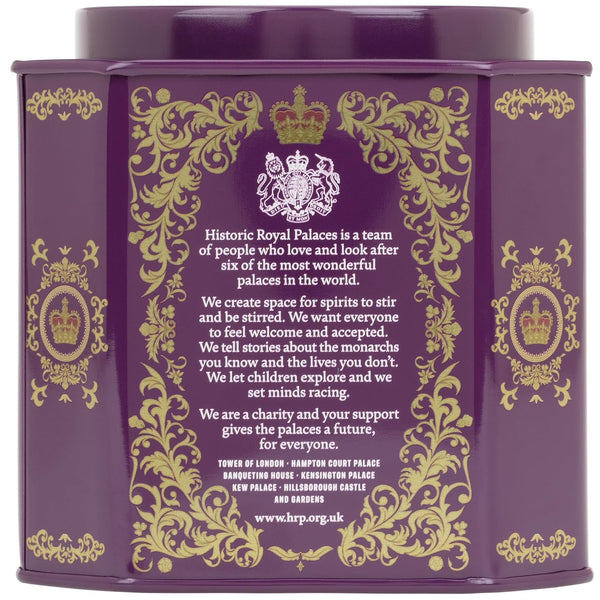 Harney & Sons Tower of London Black Tea with Vanilla, Black Currant, Caramel, and Honey | 30 Sachets, Historic Royal Palaces Collection