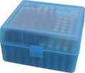 MTM 100 round Flip-Top Rifle Ammo Box 22-250, 308 Win, 243