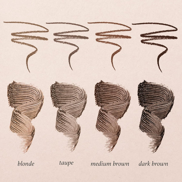 Julep Brow 101 Sculpting Pencil & Tinted Brow Gel Set - Dual-Ended Eyebrow Tool with Brush and Precision Tip - Long-Lasting, Waterproof Formula
