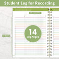 SUNEE Teacher Planner 2025-2026 Academic Year with 7 Periods, Jul 2025 - Jun 2026 Lesson Planner Book 8.5"X11" School Agenda with Subjects,