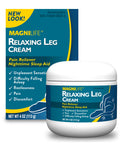 Magnilife Relaxing Leg Cream, Deep Penetrating Topical for Pain and Restless Leg Syndrome Relief, Naturally Soothe Cramping, Discomfort, and