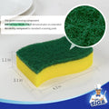 MR.SIGA Heavy Duty Scrub Sponge, 24 Count, Size:11 X 7 X 3Cm, 4.3" X 2.8" X 1.2