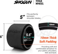 Shogun Yoga Wheel Roller for Back Pain Relief - Back Roller Stretching Device for Spine Stretching, Improved Flexibility & Mobility