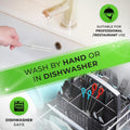 Heavy Duty Cleaning Brushes Set of 4 - Extra Long Straw Cleaners for Metal and Plastic Reusable Drinking Straws, to Clean Small Spaces, Sippy